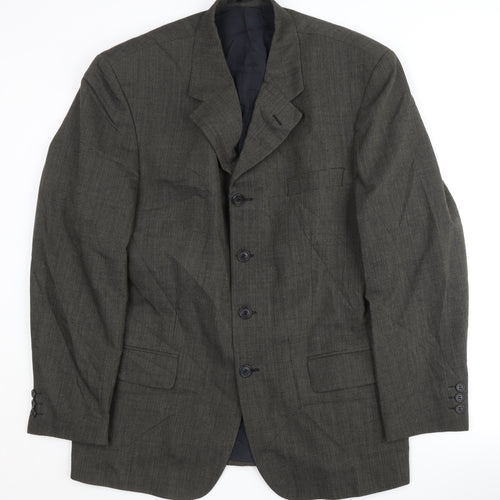 Charly O'Brian Men's Grey Blazer Size 40 Regular Jacket