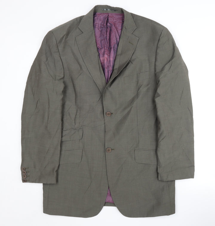 Ted Baker Men's Grey Suit Jacket Regular Fit 40R