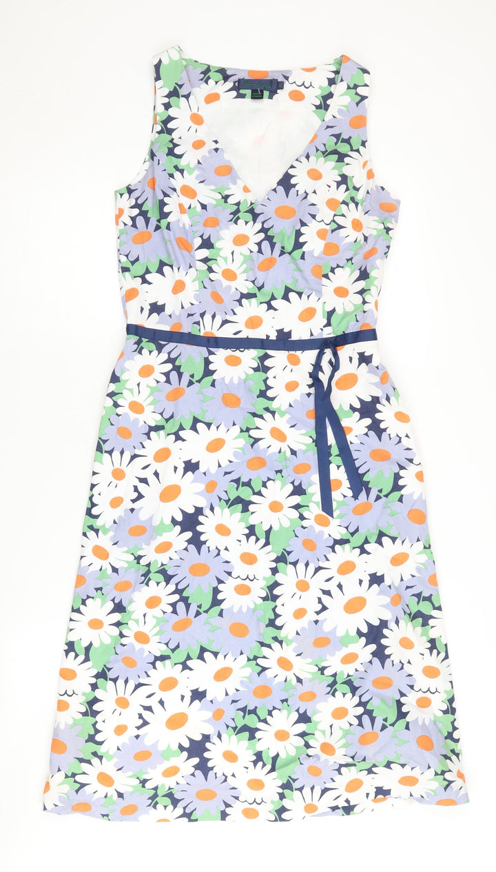 Boden Women's Multicoloured Floral A-Line Dress