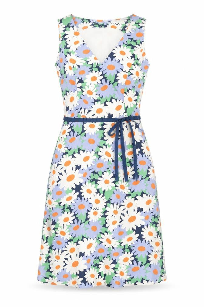 Front view of Boden Women's Multicoloured Floral A-Line Dress