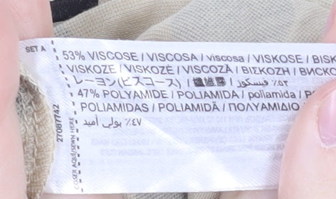 MNG Women's Beige Polka Dot Jumpsuit M