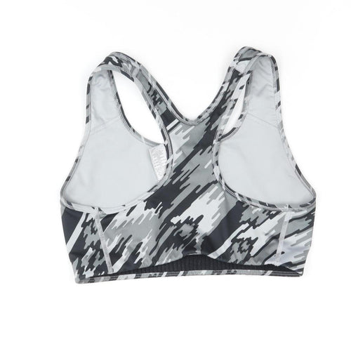 Nike Women's Grey Camouflage Sports Bra, Size S