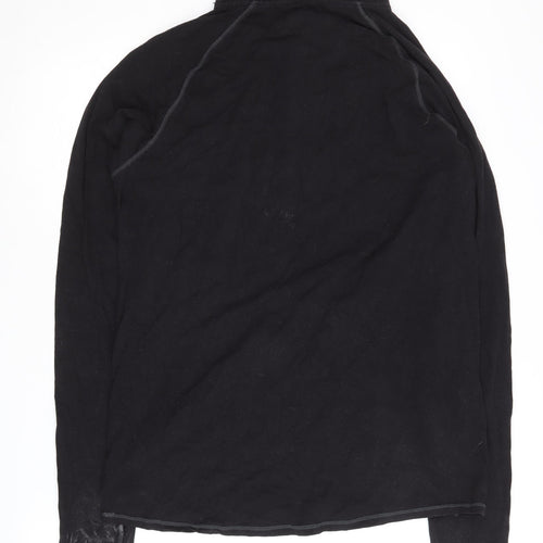 Karrimor Men's Black Track Jacket L, 1/4 Zip, Activewear
