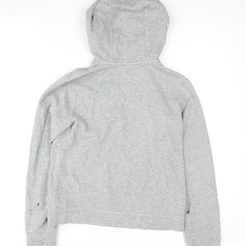 Nike Boys Grey Pullover Hoodie L - Casual Sporty Style