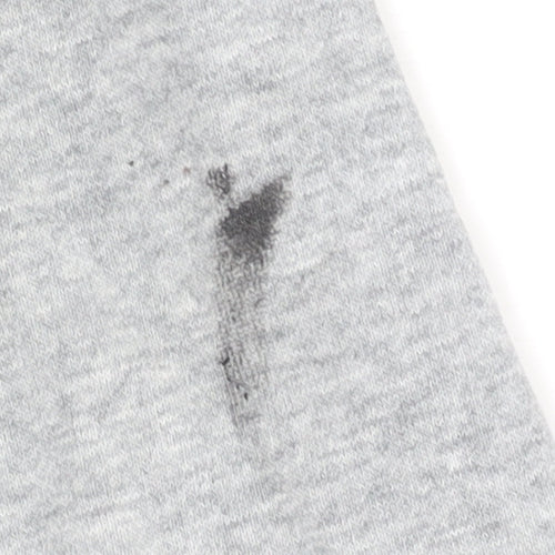 Nike Boys Grey Pullover Hoodie L - Casual Sporty Style