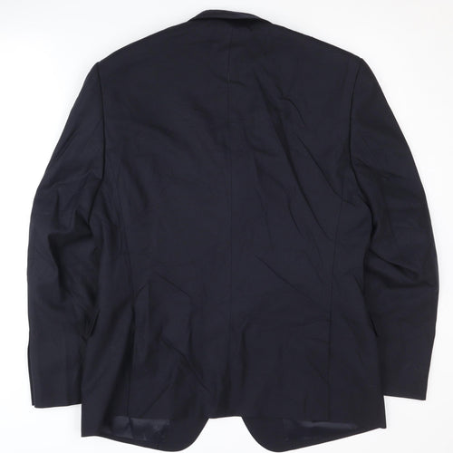 Marks and Spencer Men's Blue Blazer, Size 40L, Formal