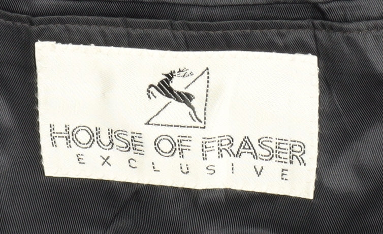 House of Fraser Men's Grey Blazer 42L Striped Formal Jacket