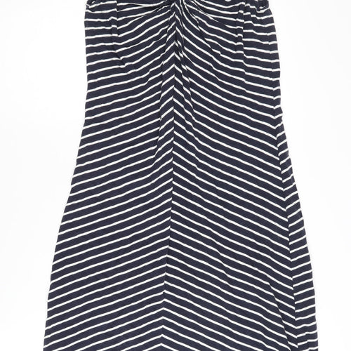 White Stuff Women's Striped Cotton Dress, Size 14
