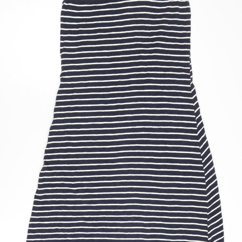 White Stuff Women's Striped Cotton Dress, Size 14