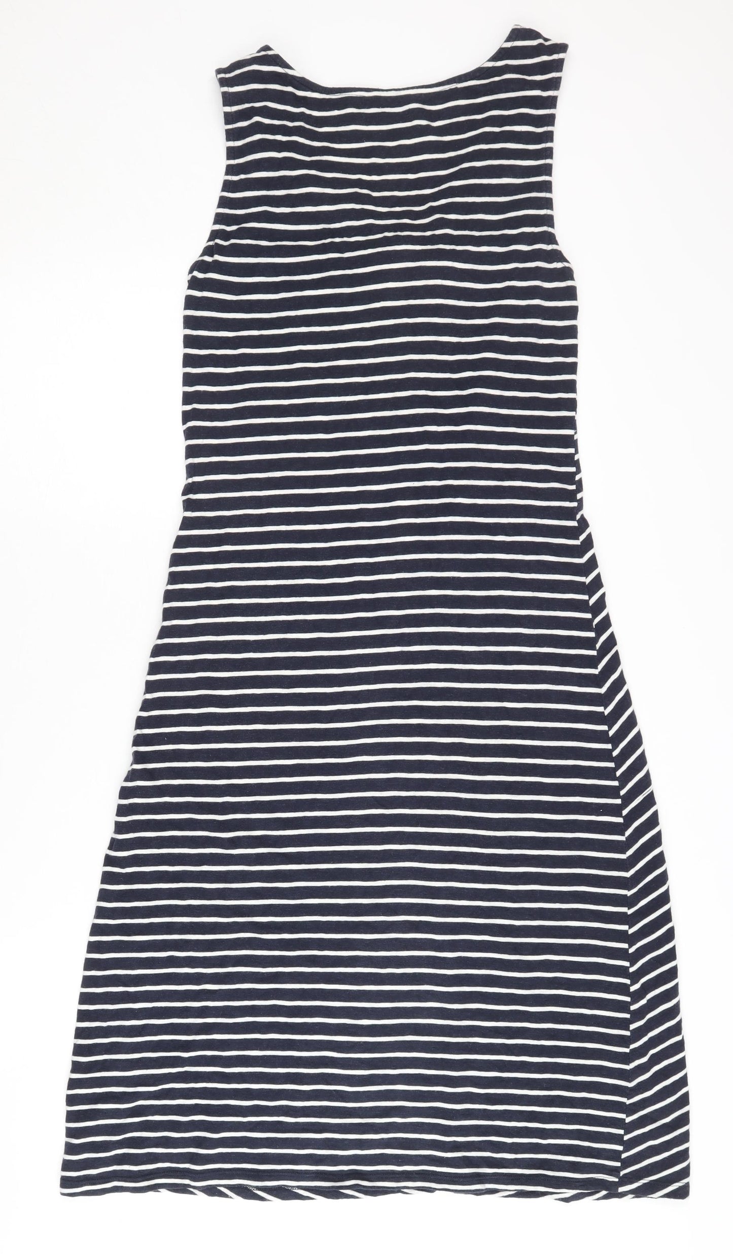 White Stuff Women's Striped Cotton Dress, Size 14
