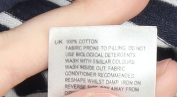 White Stuff Women's Striped Cotton Dress, Size 14