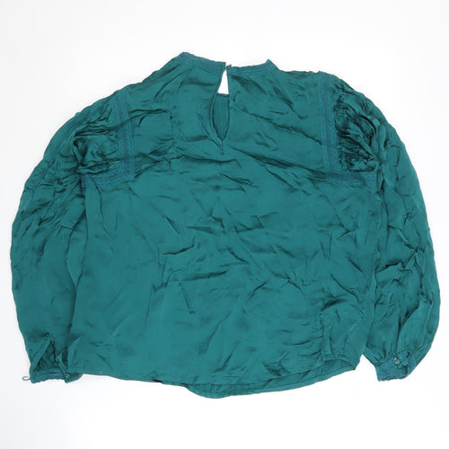 Oliver Bonas Green Blouse - Women's Size 12