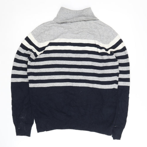 CC Women's Multicoloured Striped Pullover Jumper L