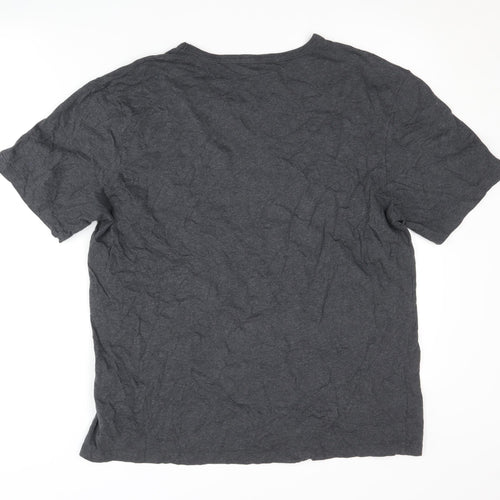 Boss Men's Grey XL Crew Neck T-Shirt Short Sleeve