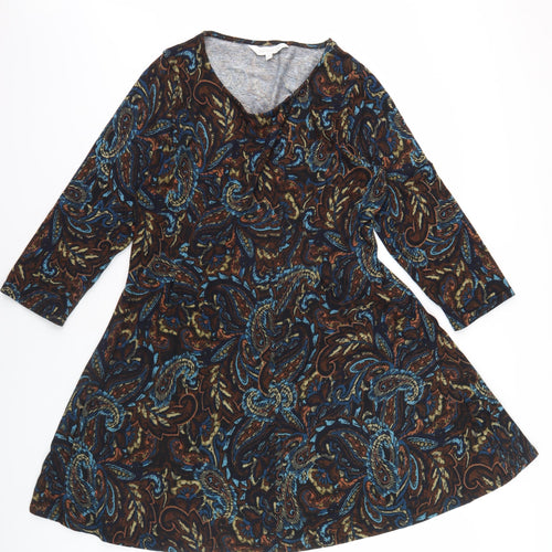 Apricot Women's Multicoloured Paisley A-Line Dress