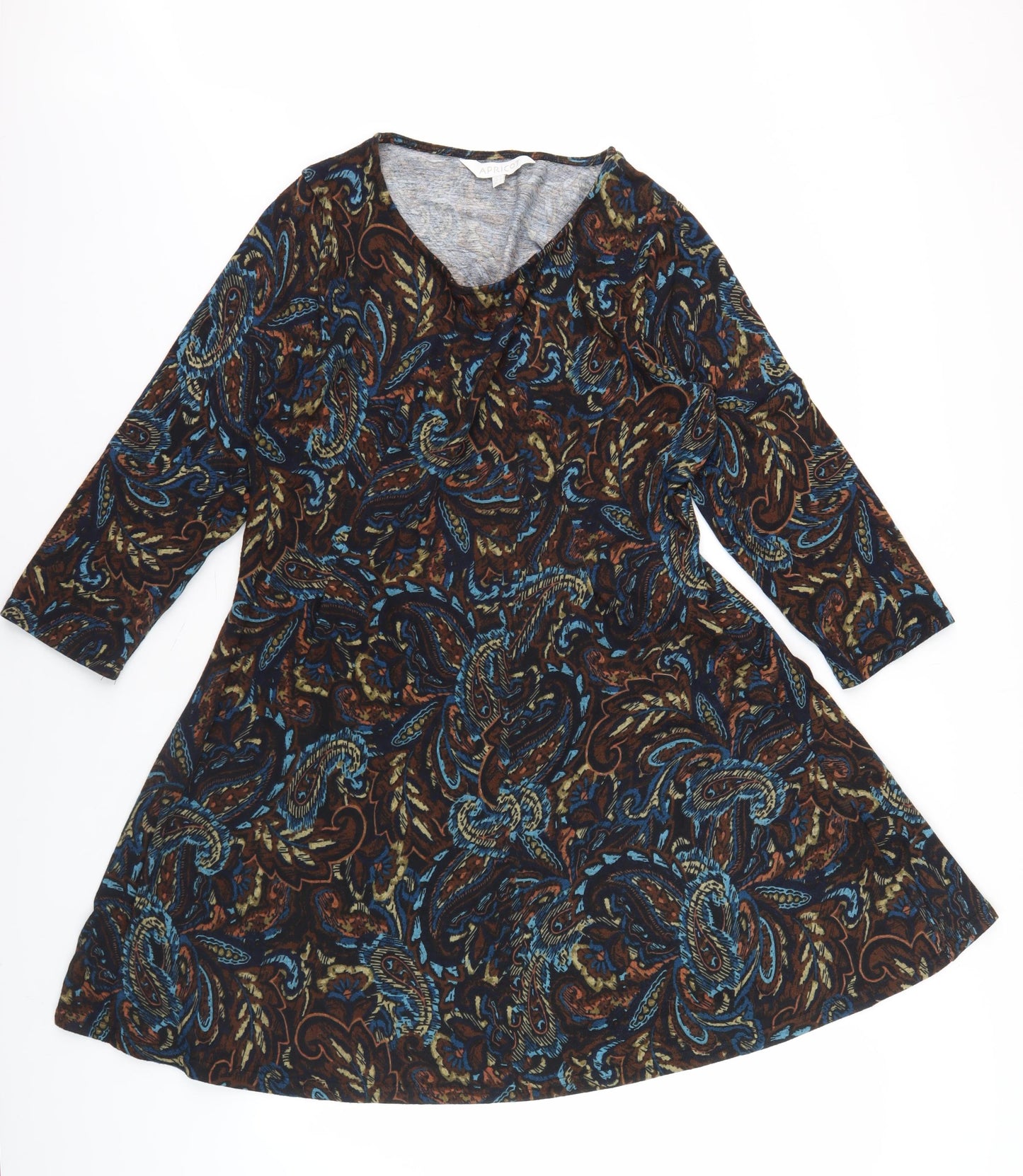 Apricot Women's Multicoloured Paisley A-Line Dress