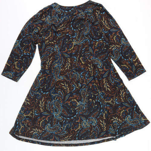 Apricot Women's Multicoloured Paisley A-Line Dress