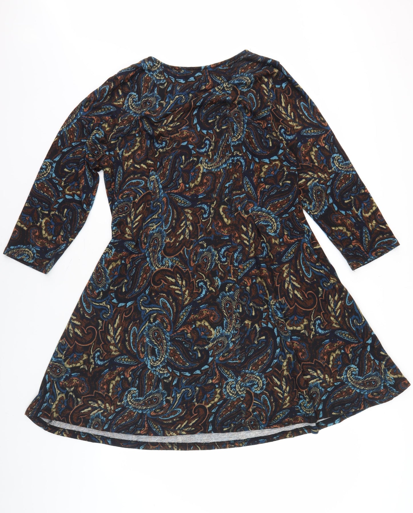 Apricot Women's Multicoloured Paisley A-Line Dress