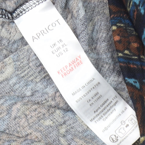 Apricot Women's Multicoloured Paisley A-Line Dress