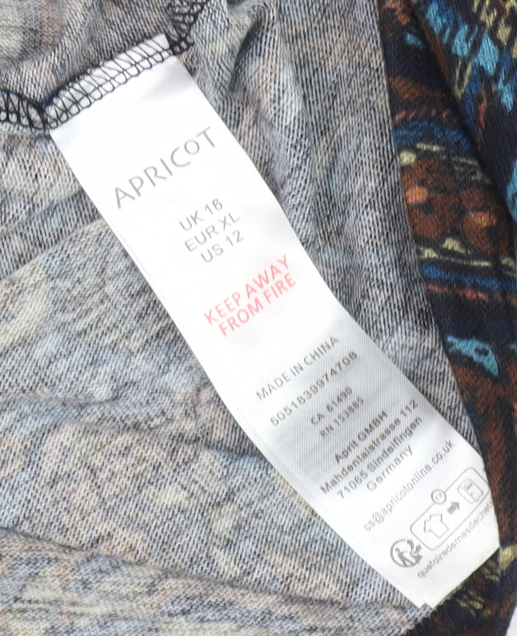 Apricot Women's Multicoloured Paisley A-Line Dress