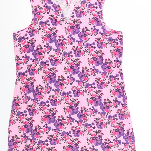 Cotton Traders Women's Floral Sleeveless Dress Size 16