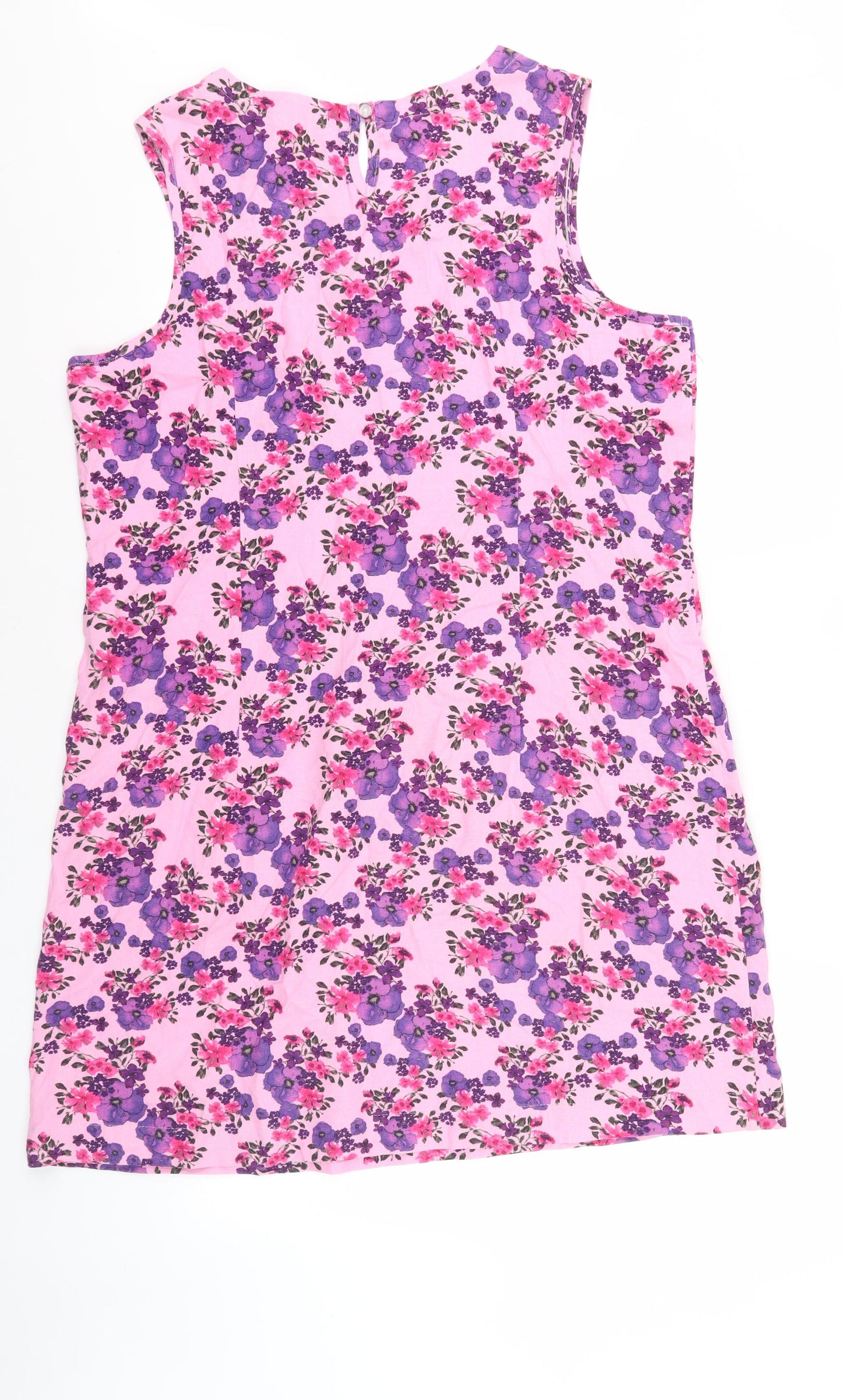 Cotton Traders Women's Floral Sleeveless Dress Size 16