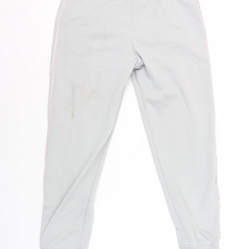Nike Girls Grey Jogger Trousers L with Elastic Waist