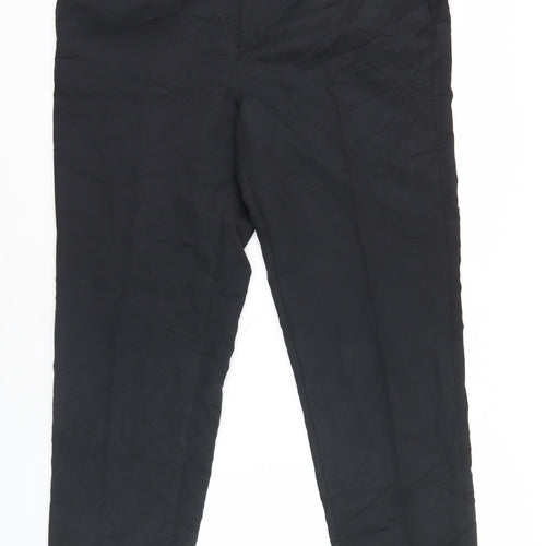 Slazenger Men's Black Trousers 4XL Flat Front