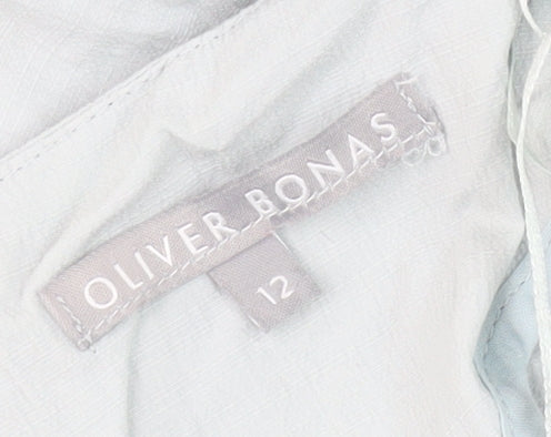 Oliver Bonas Blue Blouse, Women's Size 12, Casual Wear