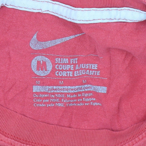 Nike Men's Red Slim Fit T-Shirt M
