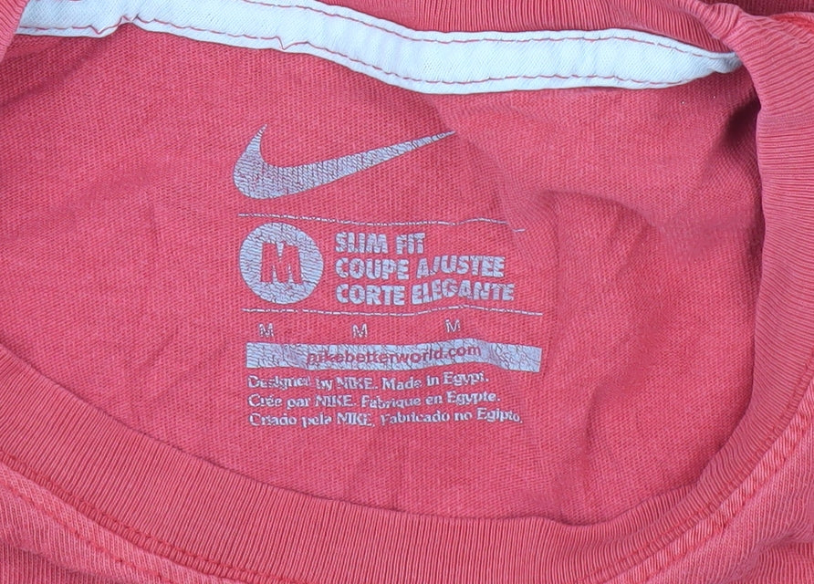 Nike Men's Red Slim Fit T-Shirt M