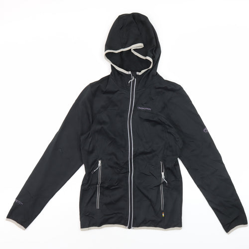 Craghoppers Women's Black Hooded Jacket Size 8