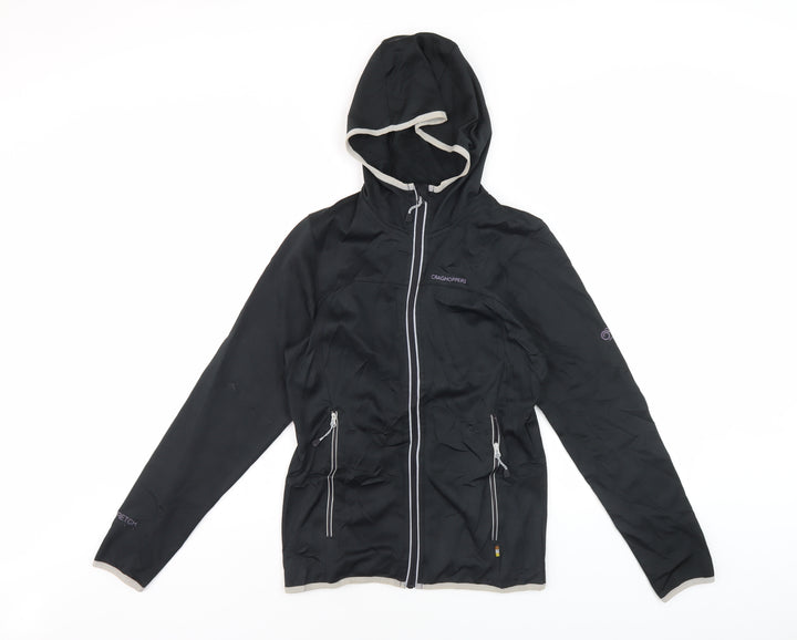 Craghoppers Women's Black Hooded Jacket Size 8