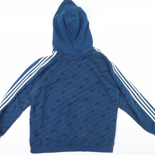 Adidas Men's Blue Pullover Hoodie XL Sports