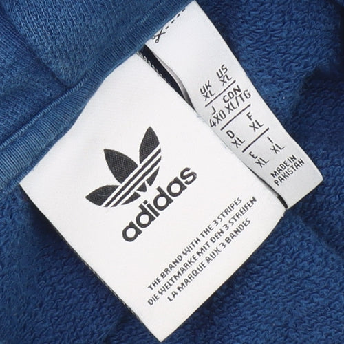 Adidas Men's Blue Pullover Hoodie XL Sports