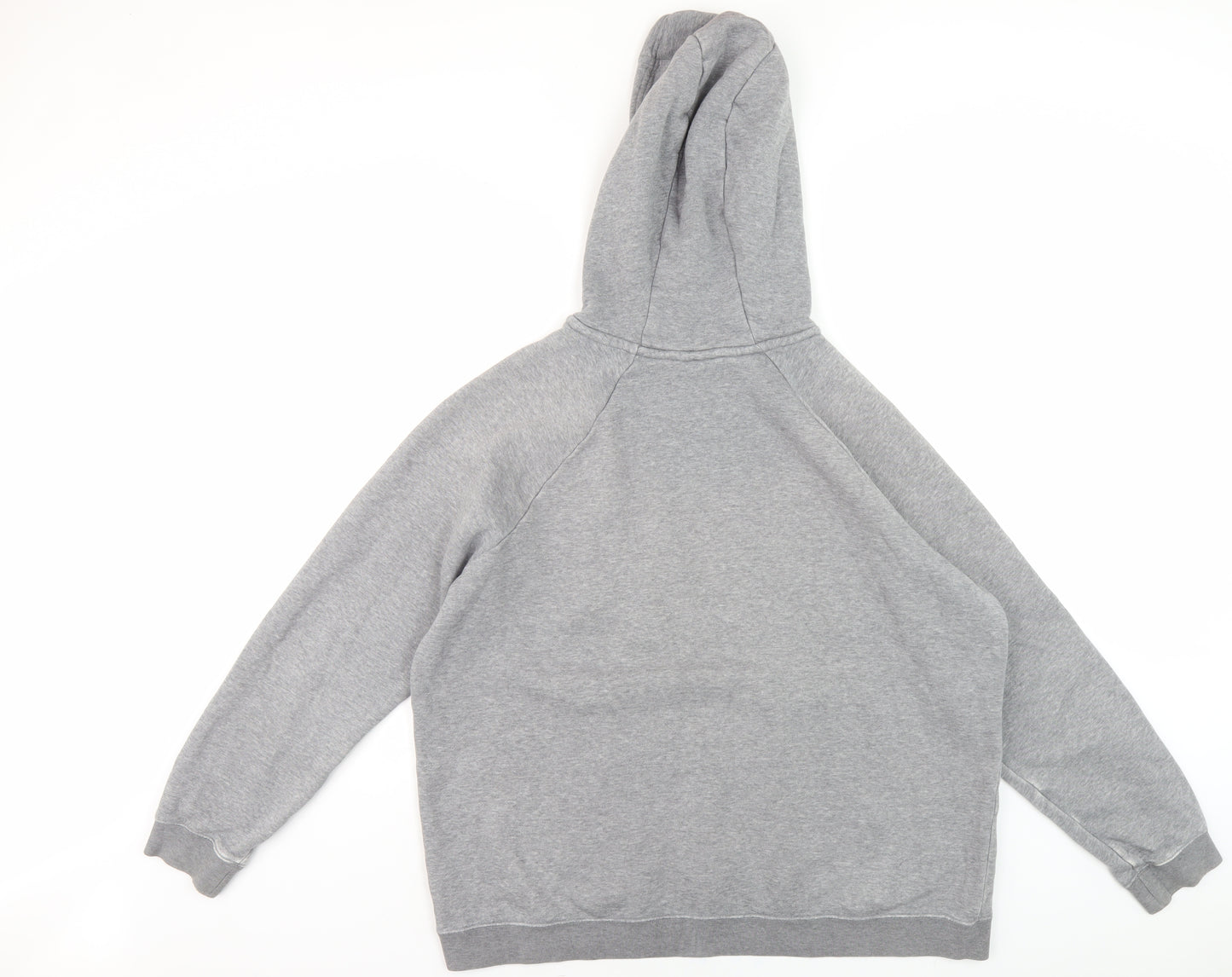 Nike Men's Grey XL Pullover Hoodie with Logo