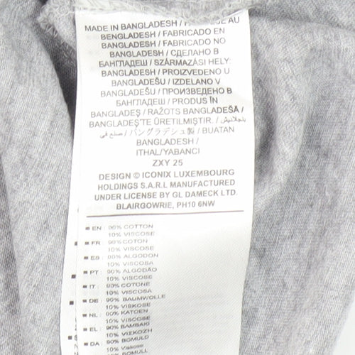 Umbro Men's Grey Logo T-Shirt Size L