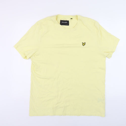 Lyle & Scott Men's Yellow XL Crew Neck T-Shirt