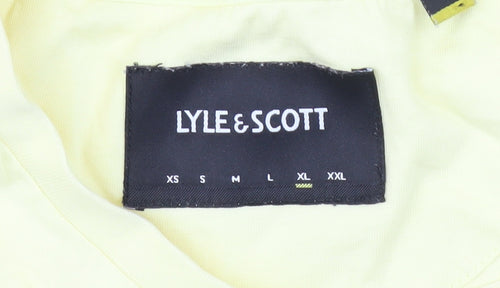 Lyle & Scott Men's Yellow XL Crew Neck T-Shirt
