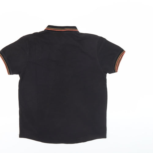 Firetrap Men's Black Polo Shirt L