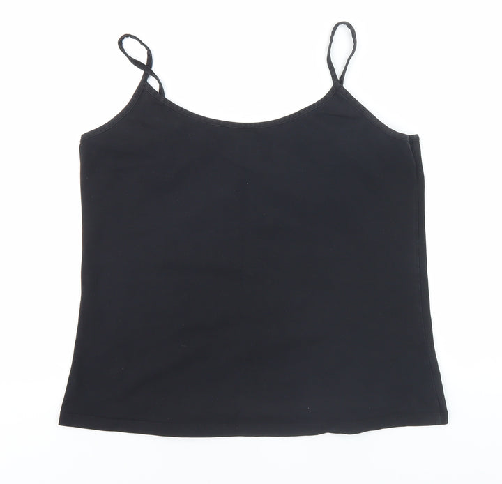 Laura Ashley Women's Black Camisole Tank Size 18