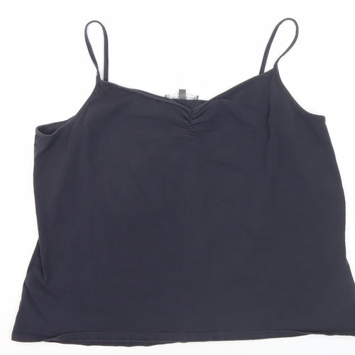 Laura Ashley Women's Black Camisole Tank Top Size 20