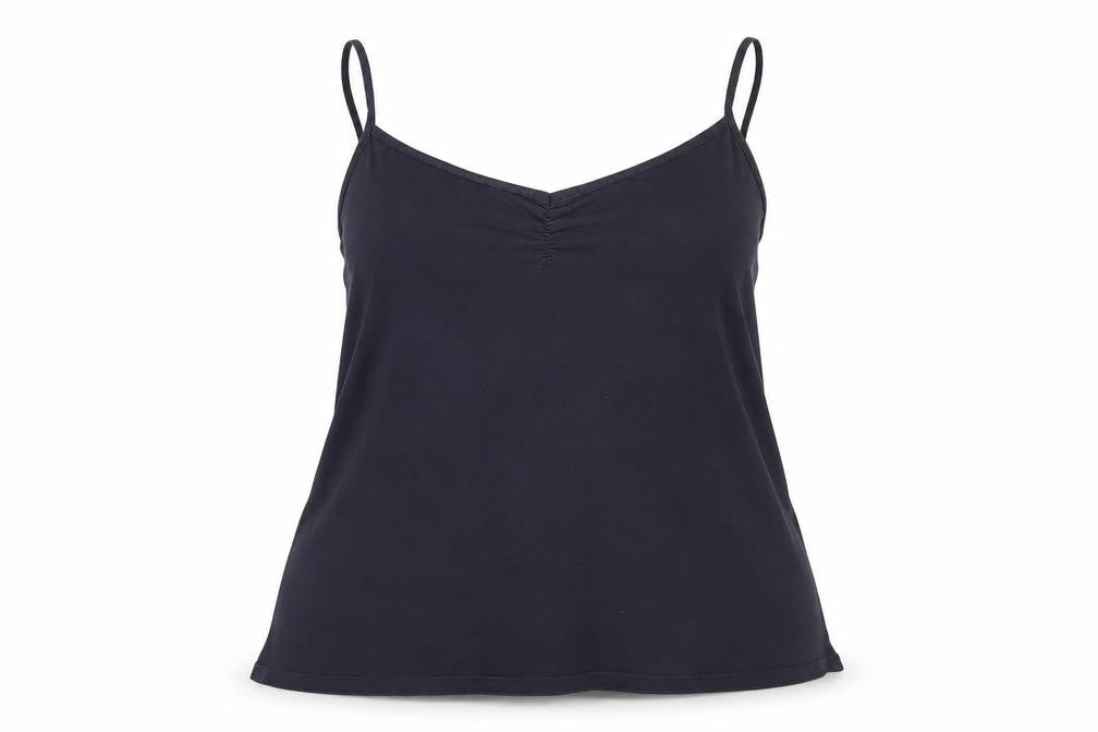Front view of Laura Ashley Women's Black Camisole Tank Top, size 20