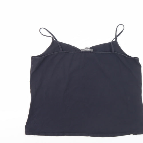 Laura Ashley Women's Black Camisole Tank Top Size 20
