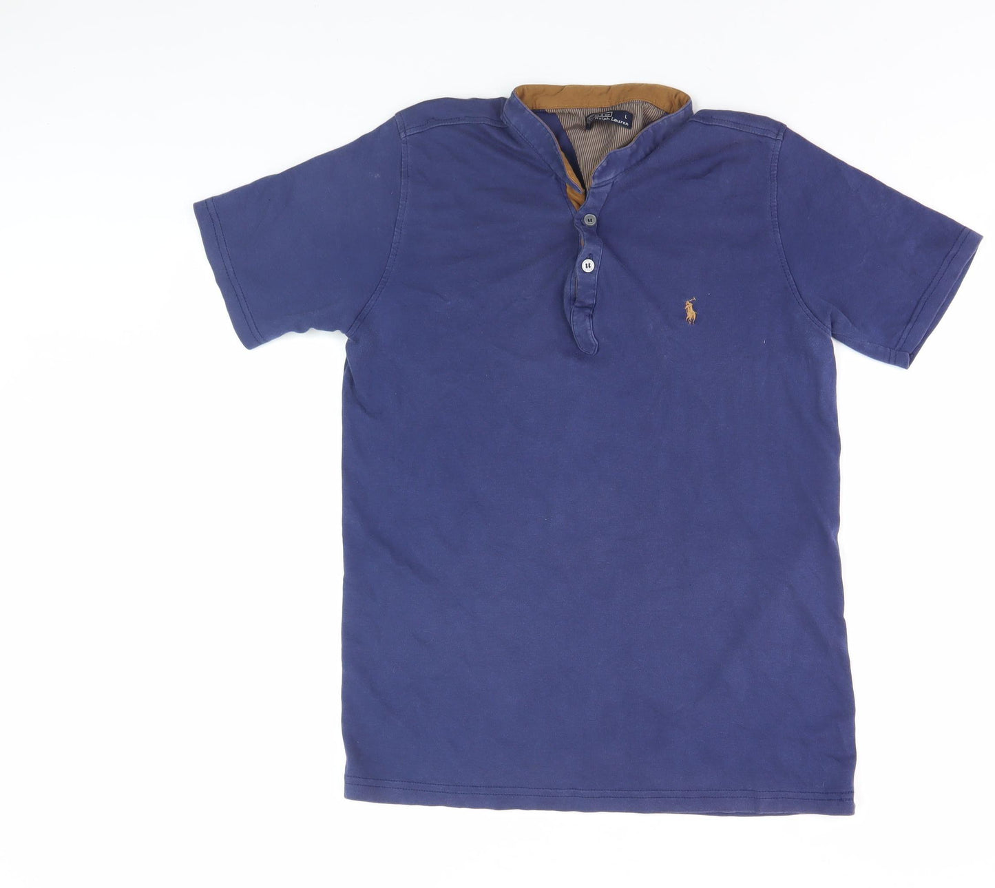 Polo by Ralph Lauren Men's Blue Short Sleeve Shirt L