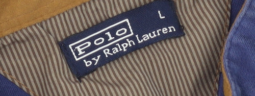 Polo by Ralph Lauren Men's Blue Short Sleeve Shirt L