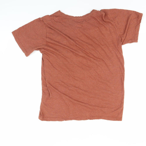 Dubshi Men’s Brown Dubai Graphic Print T-Shirt L