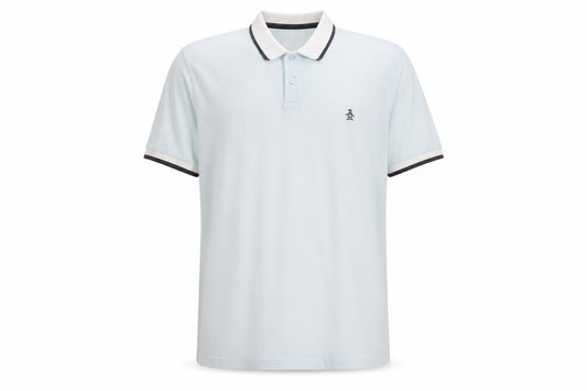 Front view of Original Penguin Men's XL Blue Polo Shirt