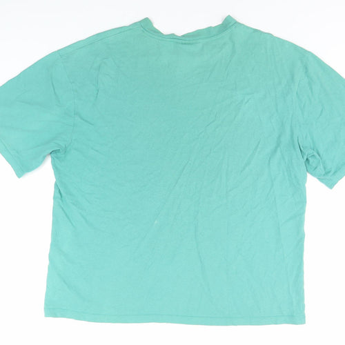 Collusion Men’s Green Crew Neck T-Shirt, Size S