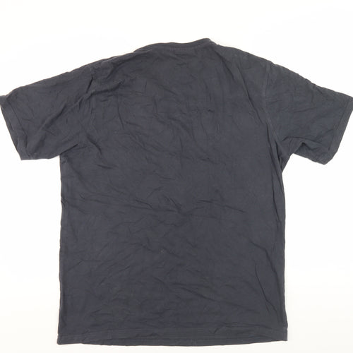 Peter Storm Men's Black Graphic Print T-Shirt, Size M